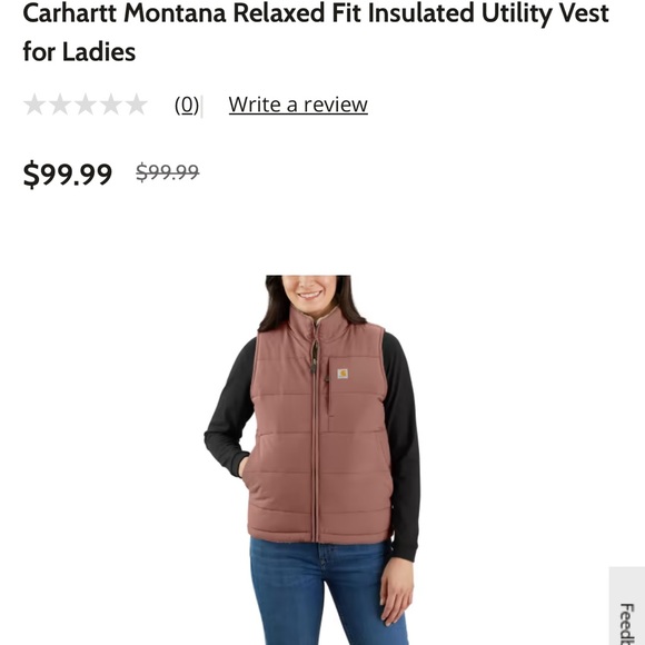 Carhart Montana Insulated Vest Relaxed Fit - Picture 3 of 4
